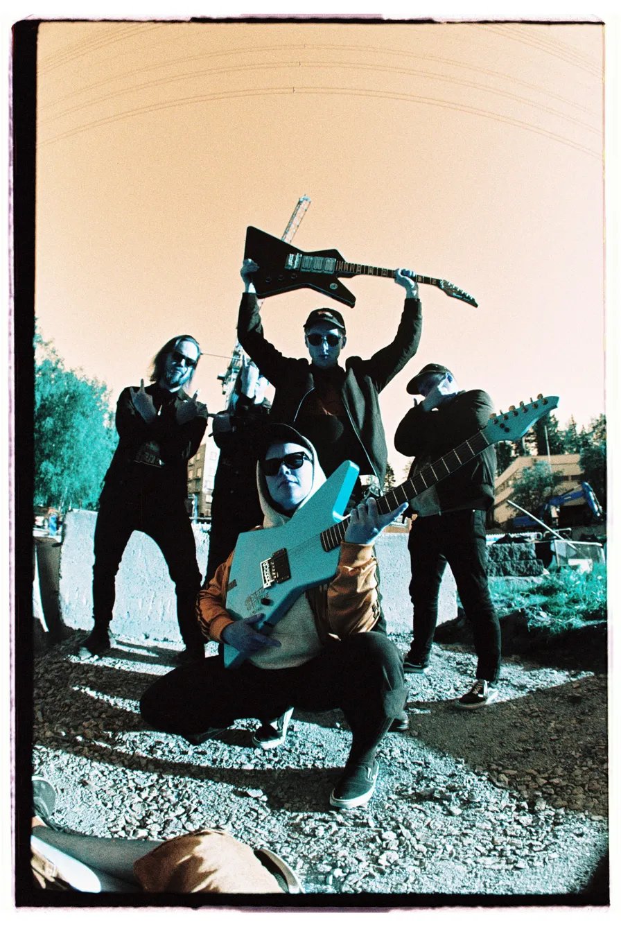 Band fisheye guitars